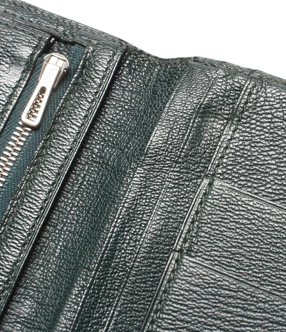 HERMES 長財布 A刻印 シルバー金具 アリゲーター ベアンスフレ レディース メンズ エルメス