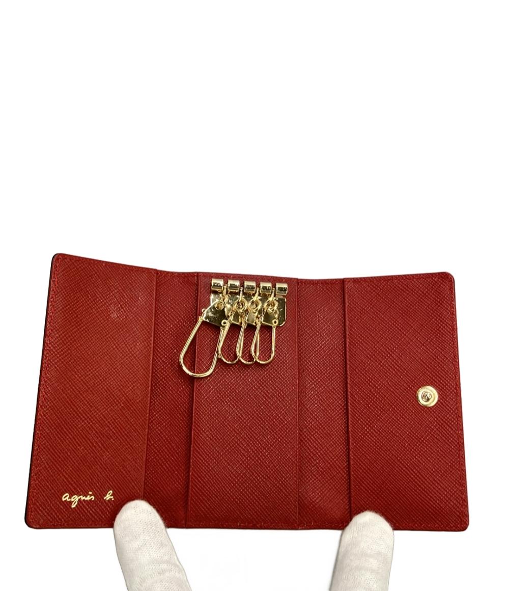 agnes b. 4連キーケース レザー レディース アニエスベー