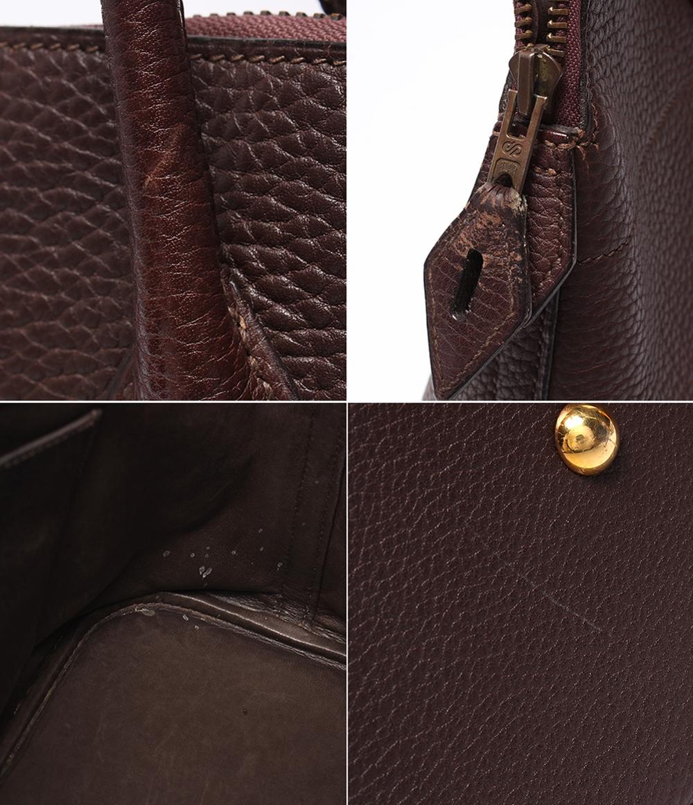 HERMES 2way ハンドバッグ ショルダーバッグ 肩掛け ゴールド金具 〇U刻印 ボリード35 レディース メンズ エルメス