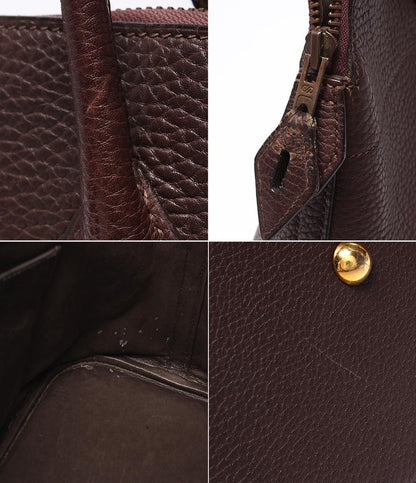 HERMES 2way ハンドバッグ ショルダーバッグ 肩掛け ゴールド金具 〇U刻印 ボリード35 レディース メンズ エルメス