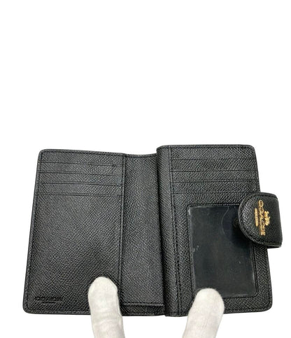 美品 COACH 二つ折り財布 レザー 6390 レディース コーチ