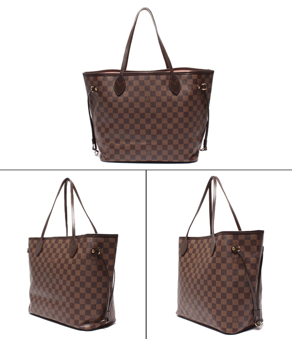 美品 ルイ・ヴィトン トートバッグ ショルダーバッグ 肩掛け ローズバレリーヌ ネヴァーフルMM ダミエ N40598 レディース LOUIS VUITTON