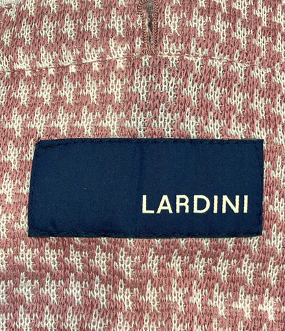 美品 LARDINI 千鳥格子柄 テーラード ジャケット メンズ SIZE 48 (L) ラルディーニ