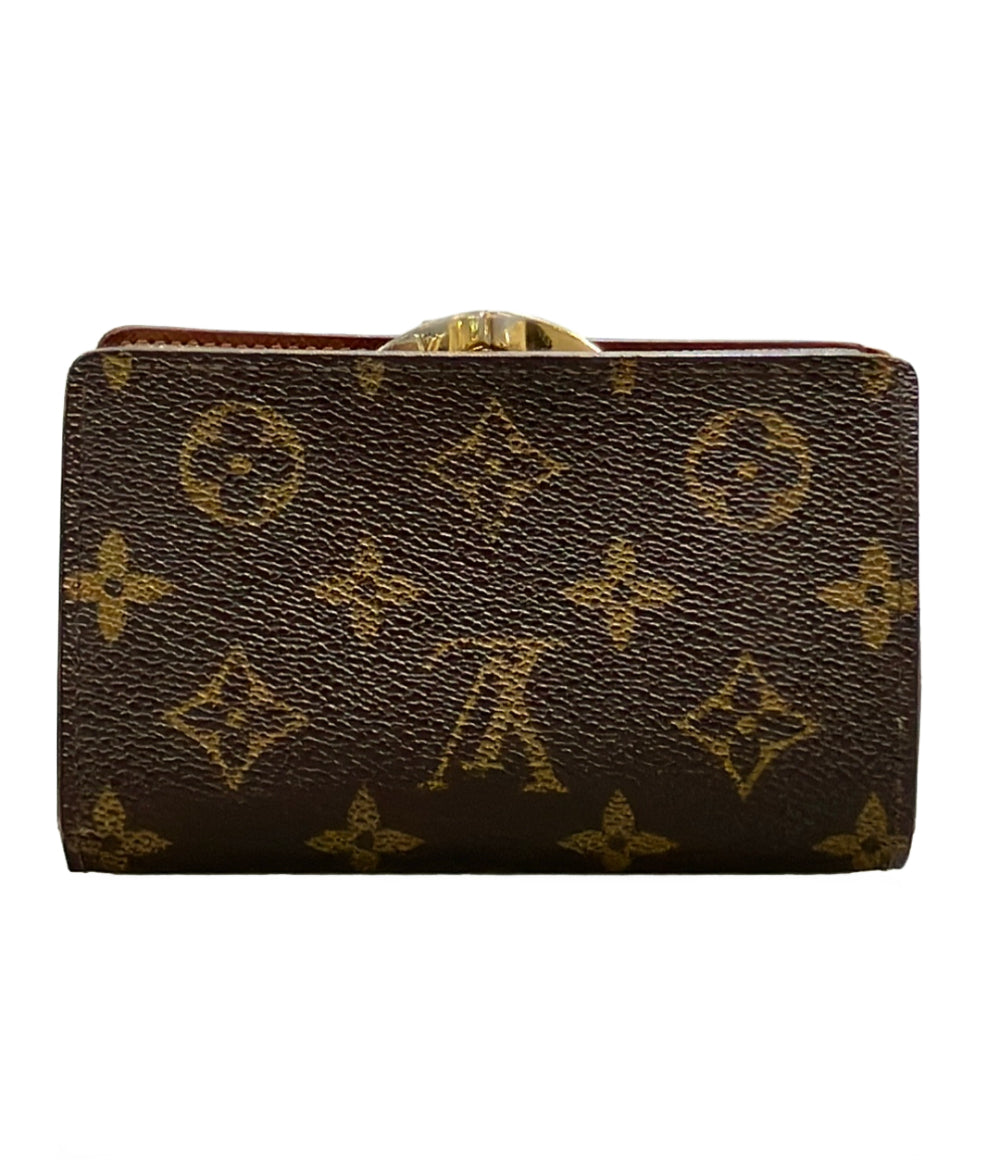 LOUIS VUITTON 二つ折り財布 がま口 ポルトフォイユ ヴィエノワ モノグラム M61673 レディース ルイ・ヴィトン