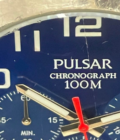 PULSAR 腕時計 クオーツ ブルー VD53-X188 メンズ パルサー
