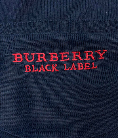 バーバリーブラックレーベル 長袖ニット Vネック メンズ SIZE 3 (L) BURBERRY BLACK LABEL