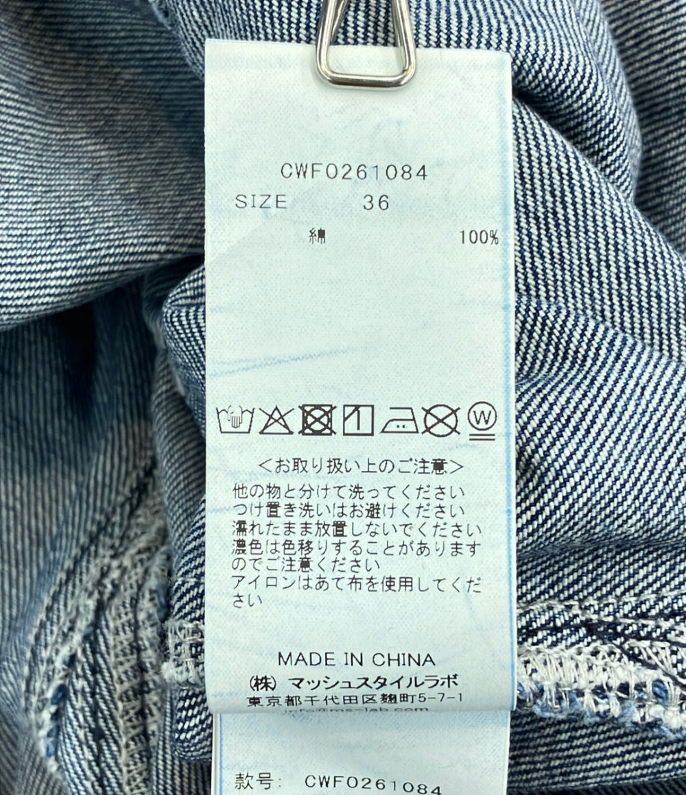美品 CELFORD 半袖 デニムワンピース レディース SIZE 36 セルフォード