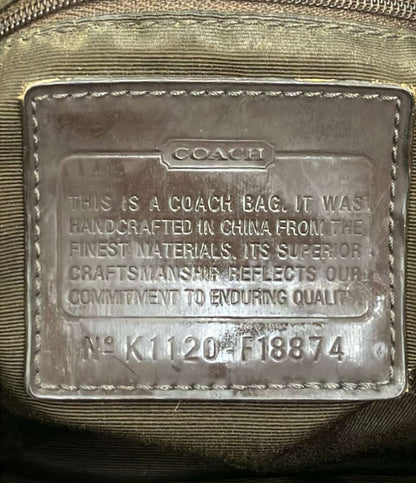 COACH ショルダーバッグ 2WAY 肩掛け 斜め掛け シグネチャー F18874 レディース コーチ