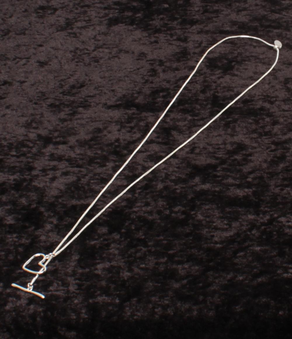 コムサイズム ネックレス Y字 ハートモチーフ レディース COMME CA ISM