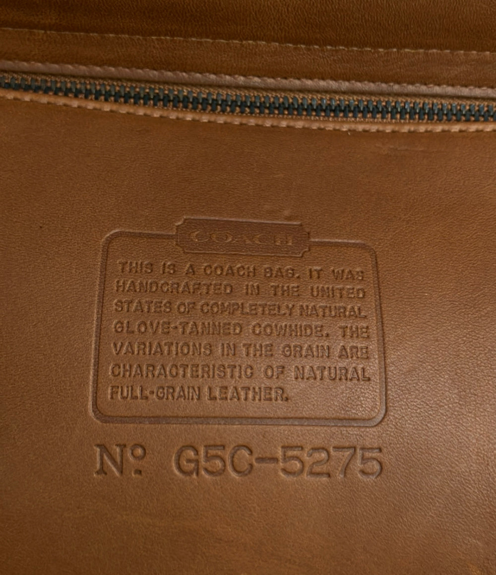 COACH レザー ブリーフケース ショルダーバッグ 2WAY 斜め掛け 5275 メンズ コーチ