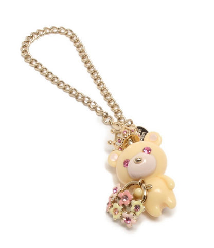 美品 Samantha Thavasa petit Choice バッグチャーム ストラップ ベアモチーフ セット レディース サマンサタバサプチチョイス