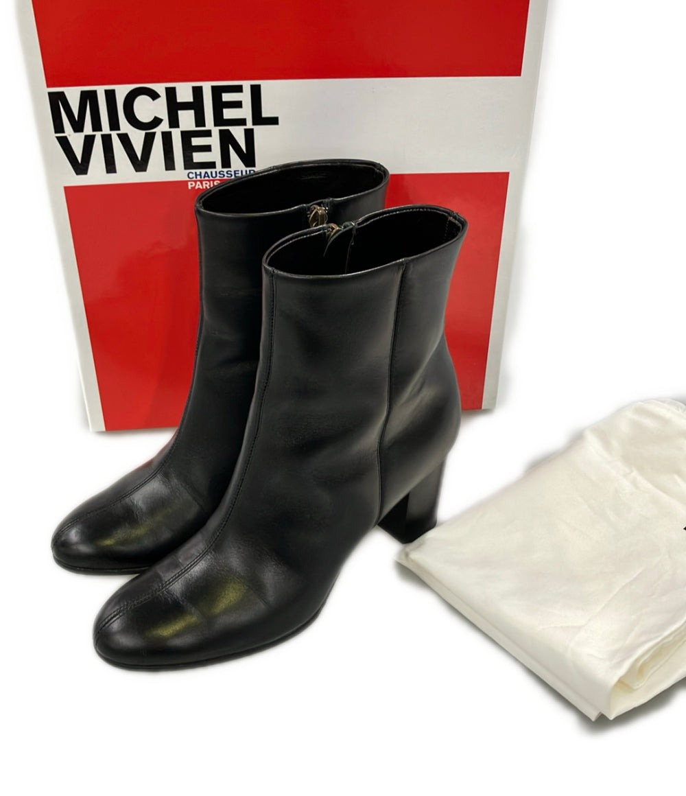 MICHEL VIVIEN ショートブーツ サイドジップ レディース SIZE 36 (23cm) ミッシェルビビアン