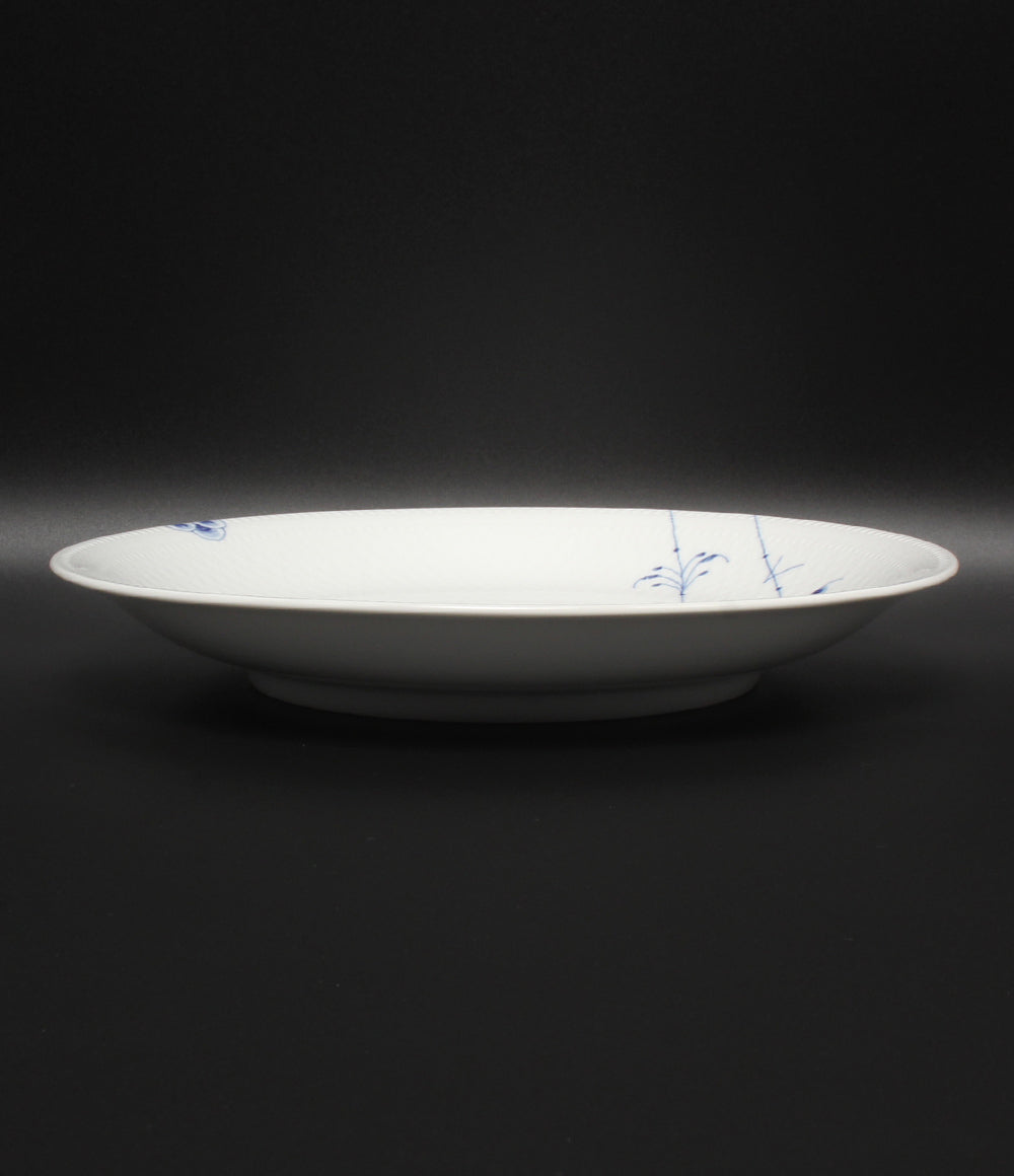 美品 Royal Copenhagen プレート 大皿 26cm ブルーパルメッテ ロイヤルコペンハーゲン