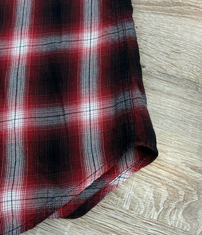 サンローラン 15AW レギュラーカラーチェックシャツ 398063 メンズ SIZE M SAINT LAURENT