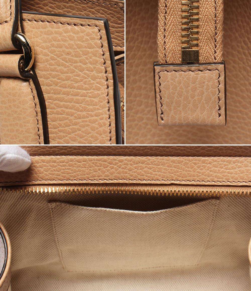 美品 GUCCI 2wayショルダーバッグ ハンドバッグ 斜め掛け インターロッキング ソーホー 607722 213317 レディース グッチ