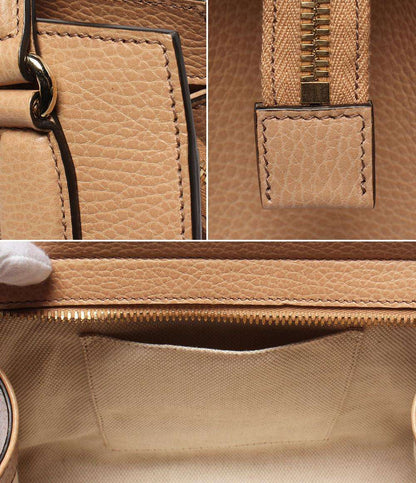 美品 GUCCI 2wayショルダーバッグ ハンドバッグ 斜め掛け インターロッキング ソーホー 607722 213317 レディース グッチ