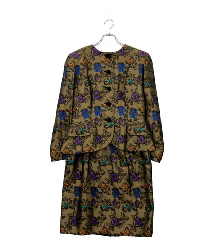 クリスチャンディオール ジャケット スカート セットアップ プレタポルテ レディース SIZE 11 Christian Dior