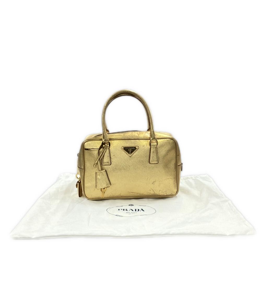訳あり PRADA ハンドバッグ ミニボストンバッグ サフィアーノ BN1113