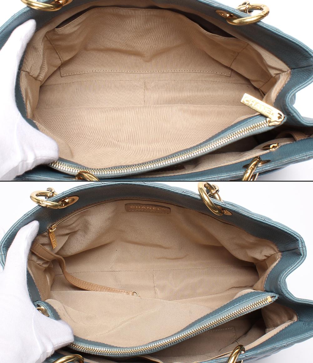 シャネル GST チェーン トートバッグ キャビアスキン ゴールド金具 肩掛け レディース CHANEL