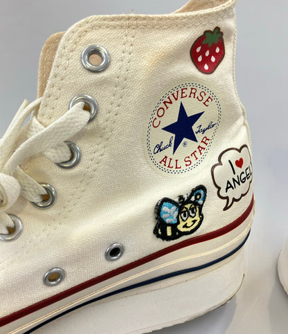 CONVERSE ハイカットスニーカー 厚底 ALL STAR ANGEL BLUE CHUNKYLINE HI 1SD194 レディース SIZE 25.0 コンバース
