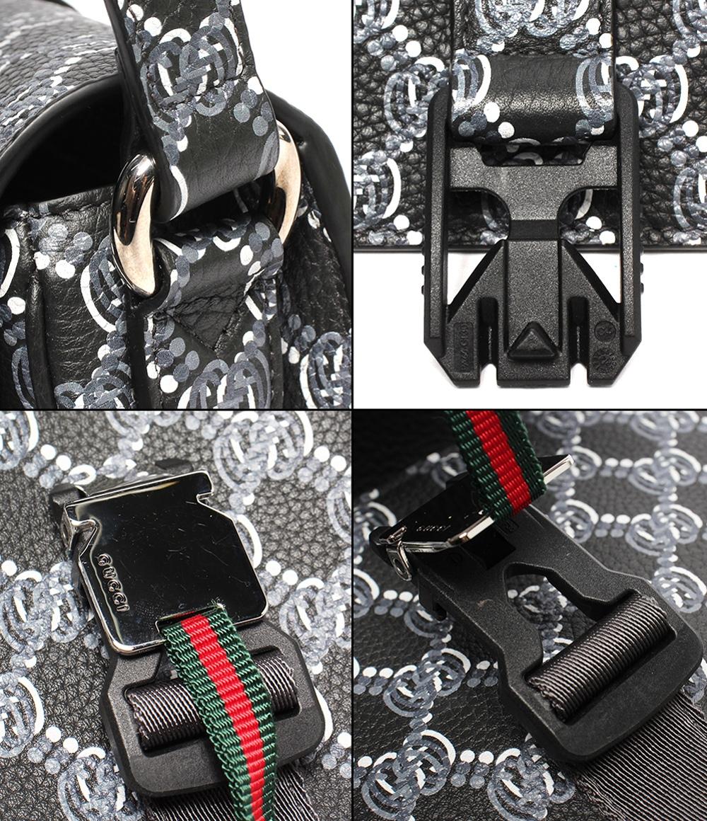 美品 GUCCI ショルダーバッグ 斜め掛け  シェリーライン GGシャドウ 800313 0416 レディース グッチ