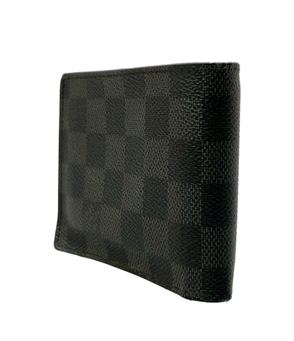 LOUIS VUITTON 二つ折り財布 ポルトフォイユ マルコNM ダミエ グラフィット N63336 メンズ ルイ・ヴィトン