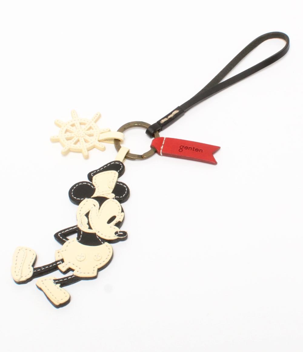 genten Disney チャーム レザー ミッキーマウス ユニセックス ゲンテン