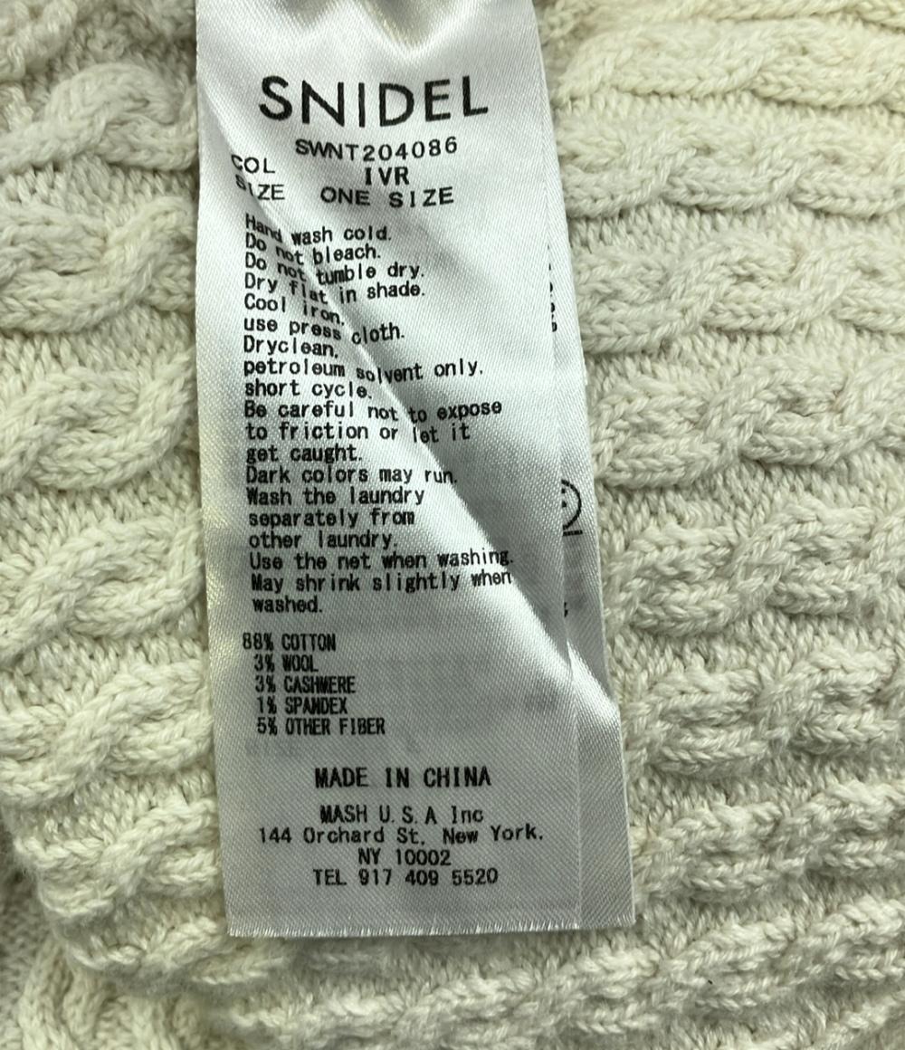 美品 スナイデル オーバーサイズニットベスト レディース SIZE ONE (M) snidel