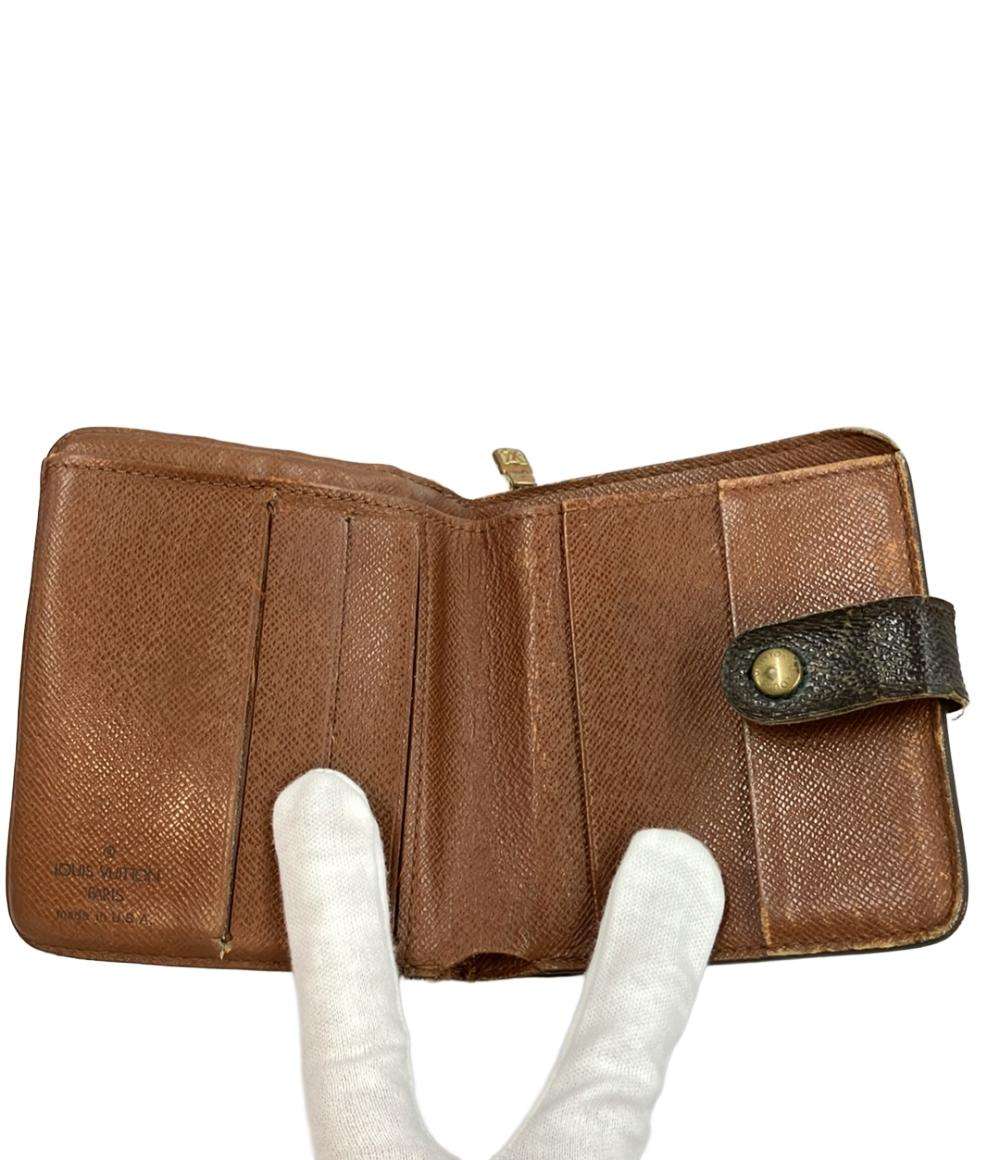 ルイ・ヴィトン 二つ折り財布 コンパクトジップ モノグラム M61667 レディース LOUIS VUITTON