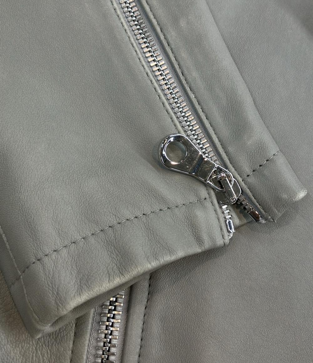 ESTNATION シングル ライダース ラムレザー レディース SIZE 36 (XS) エストネーション