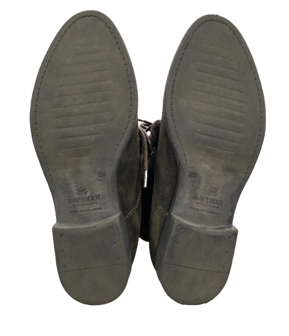 ショートブーツ レディース SIZE 38 (L) NAVYBOOT