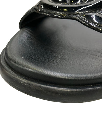CHANEL エナメルフラットサンダル G32808 レディース SIZE 39 シャネル