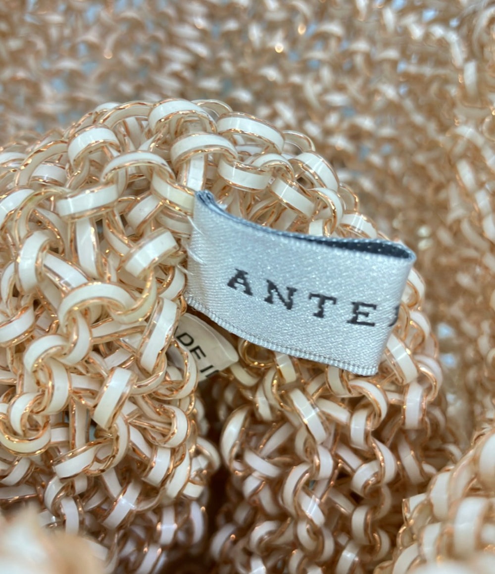 美品 ANTEPRIMA ハンドバッグ ワイヤーバッグ 花 フラワー レディース アンテプリマ