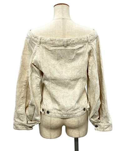 美品 LEVI’S GANNI オフショルダーデニムジャケット PC9-87493-0000 レディース SIZE M リーバイス ガニー