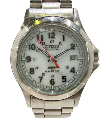 CITIZEN 腕時計 OXYエコドライブ ソーラー E110-S92685 メンズ シチズン