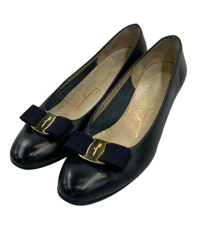 サルヴァトーレフェラガモ ラウンドトゥパンプス レディース SIZE 7 (L) Salvatore Ferragamo