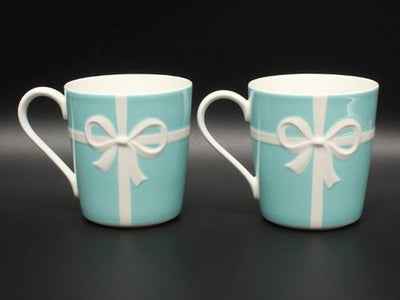 美品 TIFFANY&Co. マグカップ 2点セット ペア ブルーボックス ティファニー