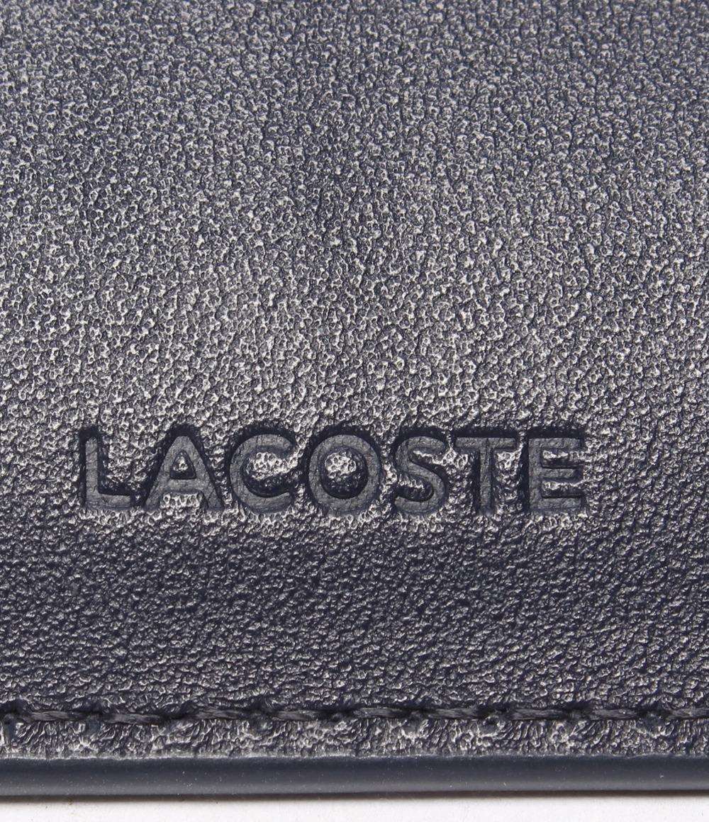 美品 LACOSTE カードケース パスケース メンズ レディース ラコステ