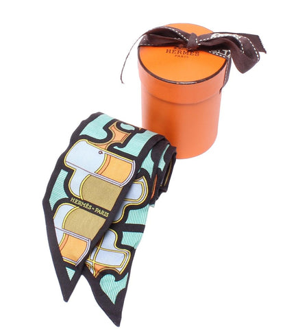 エルメス スカーフ シルク100％ LES COUPES ツイリー レディース HERMES