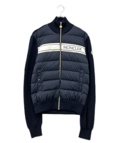 MONCLER ニット切替ダウンカーディガン H20919B00005 メンズ SIZE S モンクレール