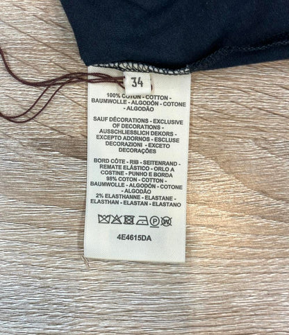 エルメス 半袖Tシャツ 24SS コットン H刺繍 4E4615DA レディース SIZE 34 (S) HERMES