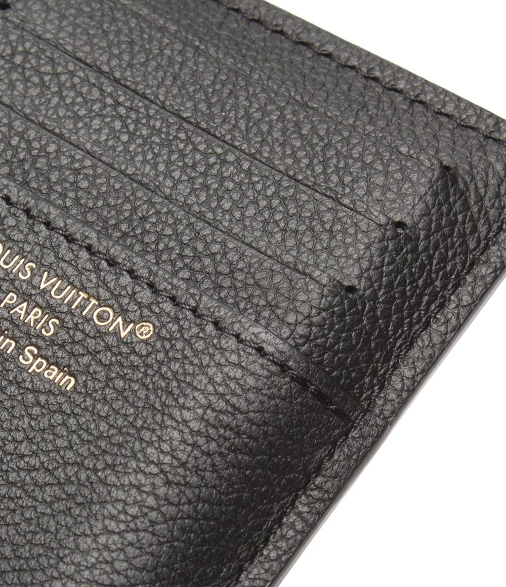 ルイ ヴィトン LOUIS VUITTON カードケース ポルト カルト･ロウキー ケース レザー M14550 ノワール ブラック 【中古】Sランク LOUIS VUITTON - ルイ ヴィトン LOUIS VUITTON カードケース ポルト