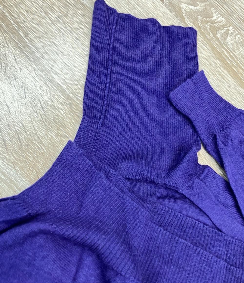 Drawer 長袖ニット 18G カシミヤシルクリブタートルニット 6513-106  