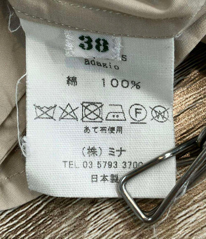 mina perhonen 長袖ワンピース シャツドレス レディース SIZE 38 (S) ミナペルホネン