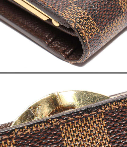 ルイ・ヴィトン 二つ折り財布 ポルトモネ ビエ ヴィエノワ ダミエ M61663 レディース LOUIS VUITTON