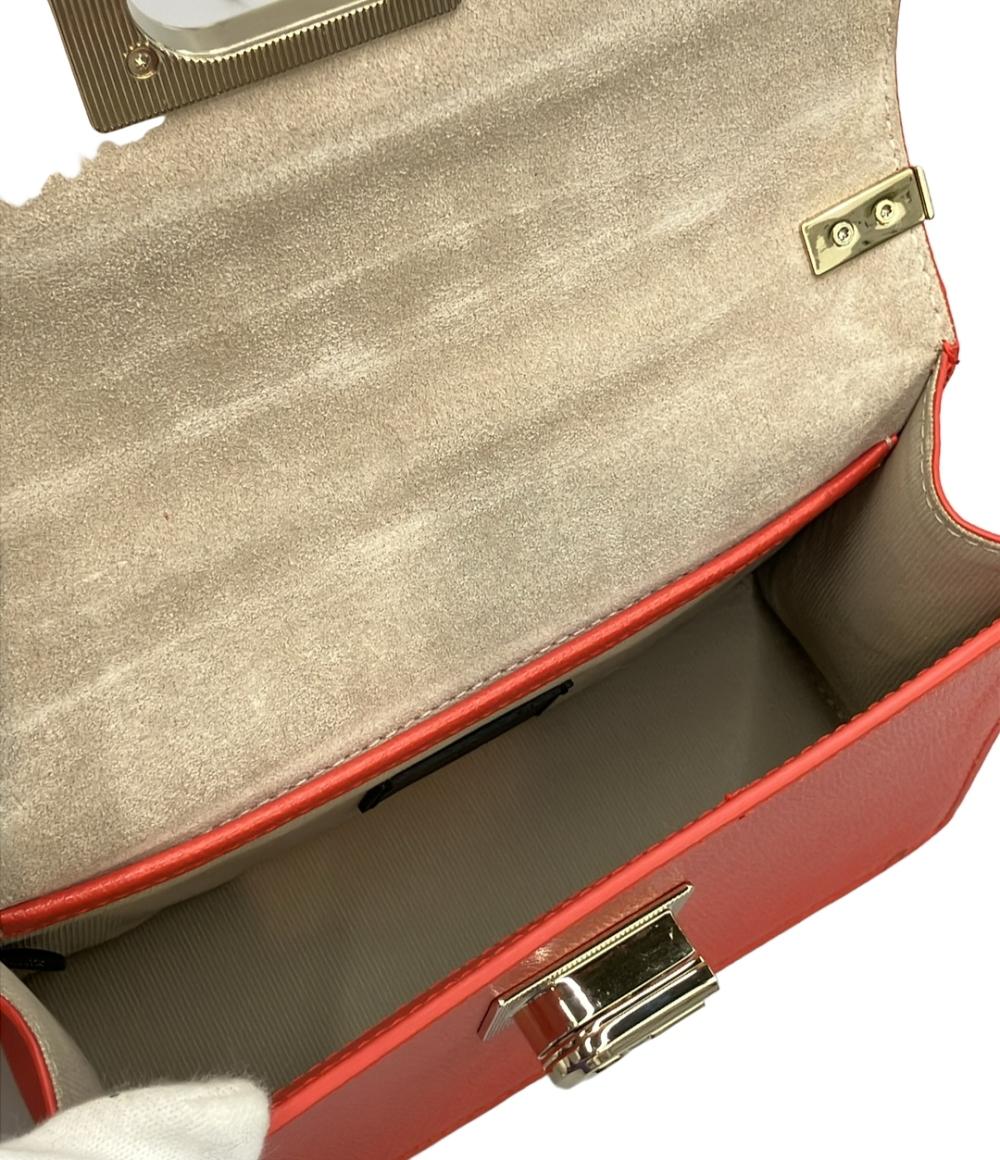 美品 Furla チェーンショルダーバッグ 斜め掛け 肩掛け ミニクロスボディ BAFKACO ARE000 1007 レディース フルラ