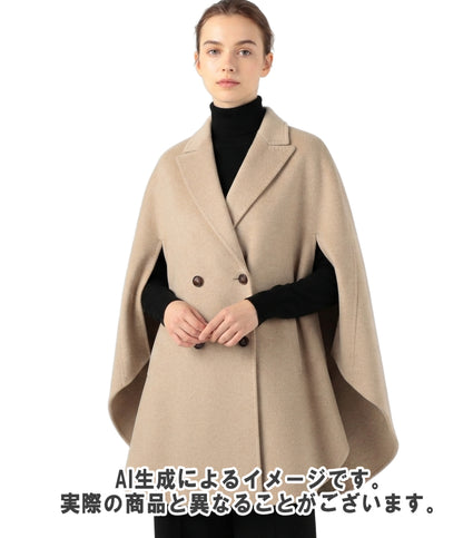 美品 Max Mara カシミヤケープ レディース SIZE 38 (M) マックスマーラ