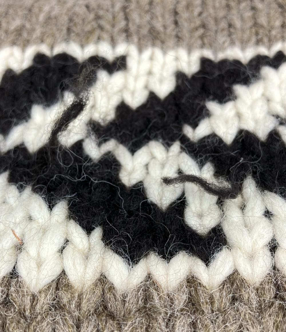 KANATA 長袖 カウチンニット ジップアップ メンズ SIZE 38 カナタ