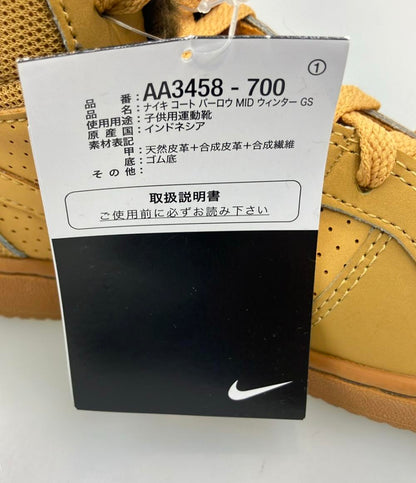 NIKE ミドルカットスニーカー COURT BOROUGH MID GS AA3458-700 キッズ SIZE 23.0 (M) ナイキ