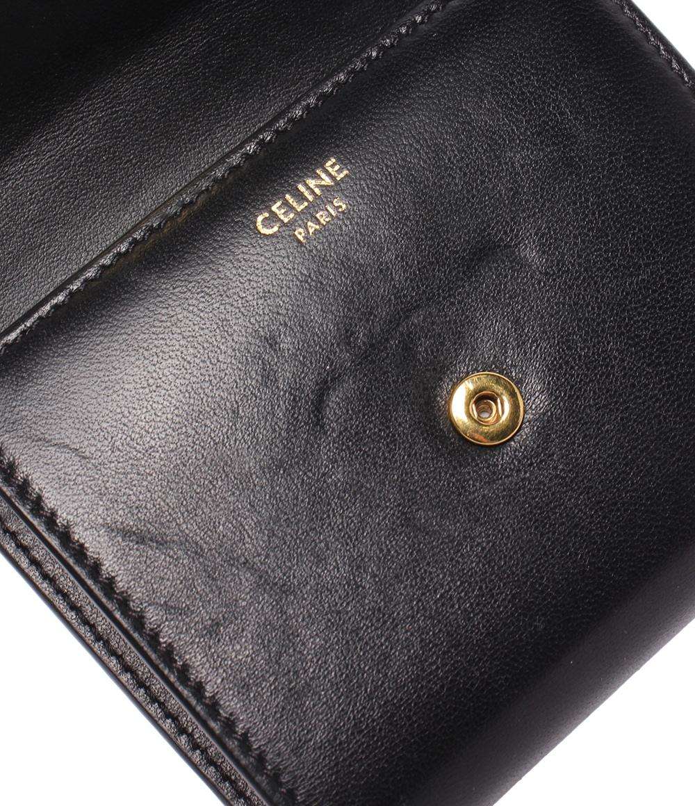 CELINE 三つ折り財布 スモール トリオンフ CELV6452BCKLLLLL00 レディース セリーヌ